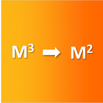 m3 naar m2